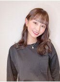 透明感たっぷりミディアムヘア【髪質改善/郡山/郡山美容室】