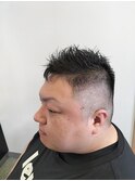 高めフェードソフトモヒカン