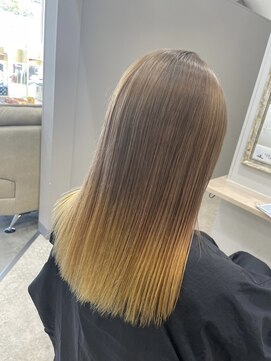 ムーンヘアホーム(MOON hair home) イエローグラデーション