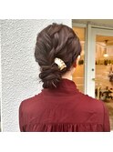 【hair＆healing  Luonto】ゆるふわシニヨン