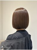 インナーカラー×つやボブ