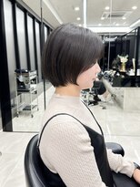 20代30代40代/丸みショート/グレーベージュ/アッシュ/表参道