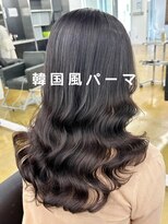 アミー 銀座(Ammy) 韓国風パーマ×グレージュ