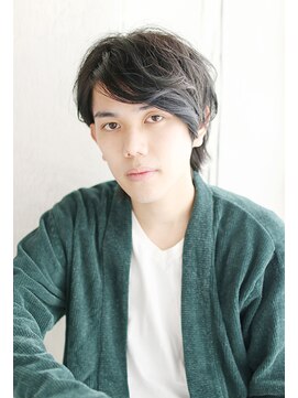 ラクシア(LUXIA) ナチュラルカールのメンズウルフスタイル