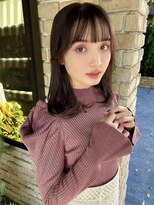 アンドレイ 表参道(andrey)&nbsp;魅力倍増カール/セミディ/シアーカラー/姫カット/ダークアッシュ