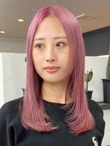 ウィコ 新宿(WICO)&nbsp;ペールピンク[新宿駅/ワンレン/ダブルカラー/小顔]