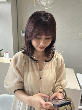 プリュム(Plume.) ブリーチ無しカシスピンク