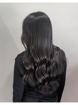 ノー バイ イオエ 西梅田(no. by ioe)&nbsp;ブリーチなしカラー/髪質改善/ミルクティーベージュ/小顔ヘア