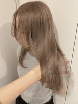 ペレ 梅田(PELE) ホワイトグレージュ/デジタルパーマ/チェリーブラウン/梅田