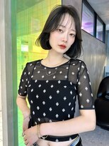 ロンド ジュルード 名古屋(Lond jeloud)&nbsp;ショート ボブ インナーカラー 韓国風5701