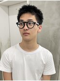 メンズカットメンズショートスパイキーショート刈り上げ渋谷学割