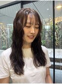なみまきパーマゆるめパーマセミロングデジタルパーマ