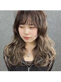 レイヤーカット/韓国ヘア/波巻きカール/博多美容室
