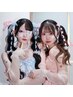 【ペア割】土日祝10時～16時 2名様以上ヘアセット￥2300(お1人様)