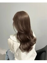 ノー バイ イオエ 西梅田(no. by ioe)&nbsp;ブリーチなしカラー/髪質改善/ミルクティーベージュ/小顔へア