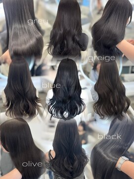 アイシー 表参道(ICY) 艶重視の方はこれ☆寒色カラーブルーブラックグレージュ