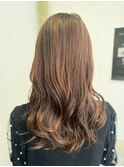 コーラルピンクベージュ☆ロングヘア
