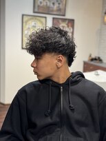 ジェイソンバーバー 2nd(JASON BARBER)&nbsp;バーストフェードカーリーパーママレット