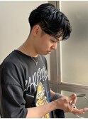 シャドウパーマ/フェザーパーマ/メンズカット/テーパーフェード