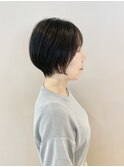 【バッサリcut】でチャレンジしやすい丸みショート。