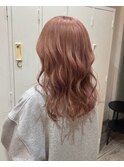 ブリーチカラー3.7ピンクベージュ