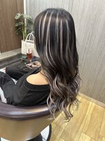 アクアライム(Aqua Lime)&nbsp;ロング　ハイライト