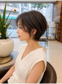 乾かすだけで自然なボリュームのくびれショート