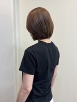 エアージーモ 小倉店(Fate design Air G mo) 40代人気丸みショートボブ