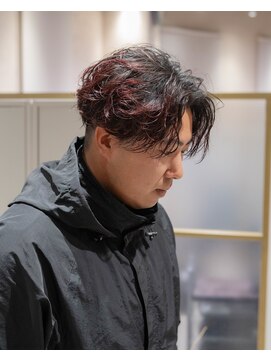 アレアル 広島並木通り店(ALEAR) メンズカット/ツイストフェザーパーマ/メンズパーマ/眉毛