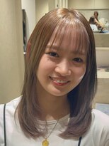 ジアン バイ ミルボン 西宮ガーデンズプラス(GIEN by milbon) ダークパープル/ナチュラルショート/ミルクブラウン/夏/西宮北口