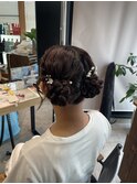 浴衣にピッタリツインお団子