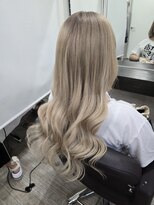 グランディールヘアデザイン(grandir hairdesign)&nbsp;プルエクステ/ミルクティーベージュ/ロングヘア/千葉