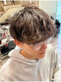 横須賀メンズカットメンズパーマニュアンスパーマセンターパート