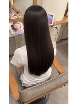 アンサ 城陽寺田店(ANSA)&nbsp;艶髪ストレートロング｜自然な縮毛矯正