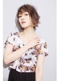 アッシュ×ショートボブ