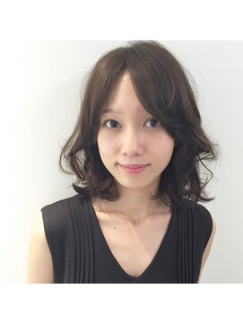 コクーン(Cocoon) バレイヤージュミディアムロブ表参道Cocoon ACO☆