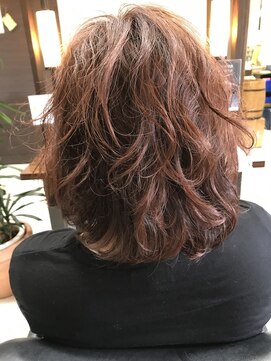 キャン 温品店(CAN) 【CAN】ミセスにおすすめ やわらかウェーブ×ピンクカラー♪