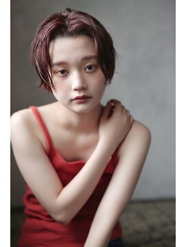 ソイ コンク 下北沢(soi conc) レッドオレンジカラー×ハンサムショート【下北沢ELICA】