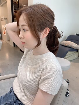 エフィールリアモ(afeel riamo) くくっても可愛い韓国風レイヤー☆