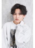 【men’s salon dot. Tokyo】波打ちセンターパート