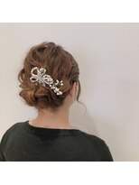 ネオヘアー 曳舟店(NEO Hair)&nbsp;結婚式アップ/曳舟ヘアセット髪質改善オージュアインナーカラー