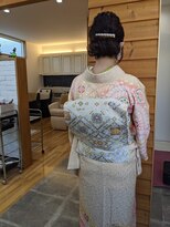 ヘアーメイク エスト(Hair make est) 訪問着着付け