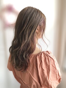 ヘアーエポック(hair epoque) 20代30代40代ミルクティベージュナチュラルロブヘアー美肌