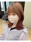 小顔バングカット