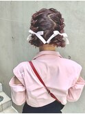 リボン × お団子 × ツインテール