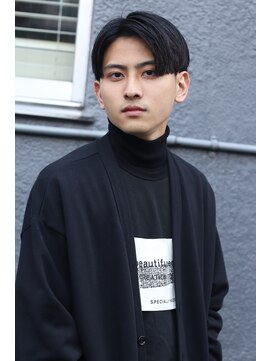 ブークル(boucle) モード系メンズグラボブショート