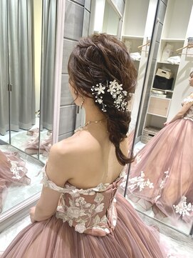 ブラウ ネイル パーティー(Blau Nail Party) しっかり三つ編み編みおろし