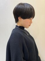 ロンドブルーム 天神大名店(Lond Bloom) 大人マッシュショート丸みショート黒髪ショートベリーショート