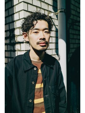 ボンド 三軒茶屋(Bond) スパイラルパーマ×アップバング【三軒茶屋 メンズカット】