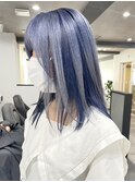 ミルクティーベージュダブルカラーケアブリーチインナーカラー